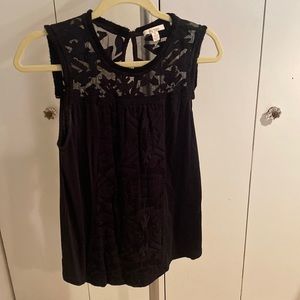 Ella Moss Black Tank